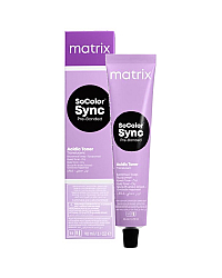 Matrix Color Sync Power Cools Pre-Bonded 7VA - Крем-краска для волос, тон средний блондин перламутрово-пепельный 90 мл